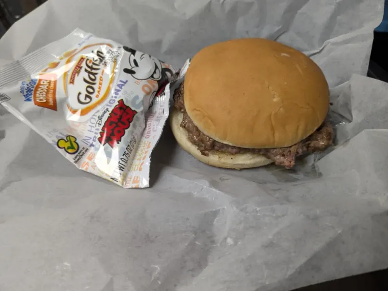Our kids burger will come out plain, but can be dressed up as much as you would like!